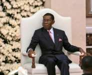 The project to create a new capital was launched by Equatorial Guineas President Teodoro Obiang Nguema Mbasogo. By Alberto PIZZOLI (AFP)
