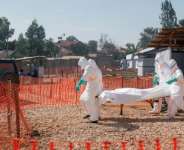 The response to the Ebola outbreak in the DR Congo has been complicated by conflict and the tradition of families touching the body of the deceased at burials.  By Jospin Mwisha (AFP/File)