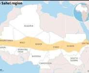 The Sahel region.  By AFP Graphics, Vincent LEFAI, Paz PIZARRO (AFP)