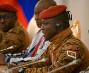 Traore (R) threatened anyone who dared to challenge his rule, saying: Ill take you down..  By Angelos Tzortzinis (AFP)
