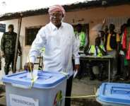 Umaro Sissoco Embalo was ousted in a November coup just days after a presidential vote.  By Patrick MEINHARDT (AFP/File)