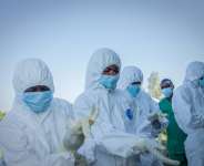 WHO warned that we are still playing catch-up in containing the Ebola outbreak in the Democratic Republic of Congo.  By Benediction MURHABAZI (AFP/File)