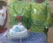 Chief & Mrs Eze C. Eze Cutting Their 20th Wedding Anniversary Cake