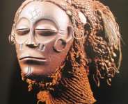 Mask pwo or mwana pwo, Chokwe, Angola. Ethnology Museum, Berlin.
