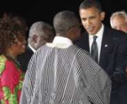 Obama has arrived!