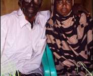 Ahmed Muhamed Dore, who says he is 112, married Safia Abdulleh, aged 17, in Somalia last month