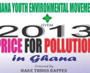 Price for pollution campaign poster by GYEM
