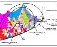 Map Of Accra Metropolis Showing The Growth Impact Of The Proposed New Airport At Prampram