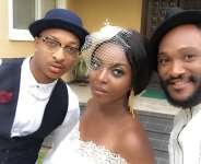 Photos: Behind the scenes of “Ghana Must Go” – Yvonne Okoro’s new movie