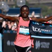 Getty ImagesImage caption: Peres Jepchirchir won the 2026 Sydney marathon by three minutes and 40 seconds