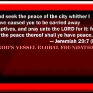 Pray for the land where God has planted you, and you shall prosper