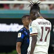 Getty ImagesImage caption: Nico Williams came on in the 76th minute of Spains 1-0 win over Uruguay