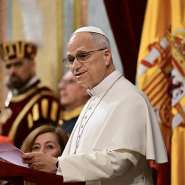 Pope Leo XIV before the Spanish Parliament in Madrid on June 8, 2026 -  Stefano Redellandini, AFP