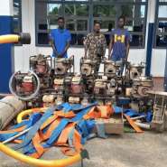 Three arrested in Winneba for illegal mining near GWL water lines