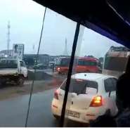 Fuel tanker fire causes heavy traffic on Tema-Accra Motorway