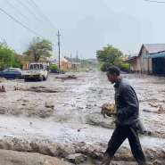 Flooded streets in Katesh, Tanzania, on 3 December 2023. More than a third of the World Banks climate lending last year went to projects in Africa. - AP