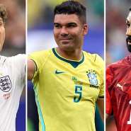 Getty ImagesImage caption: John Stones (left), Casemiro (centre) and Mo Salah are all out of contract