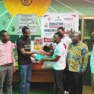 UniMAC students donatefood and stationery items to Street Children Empowerment Foundation