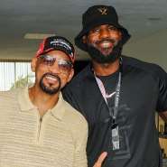 Getty ImagesImage caption: Hollywood actor Will Smith and NBA star LeBron James travelled to Luanda for the inaugural E1 race in the Angolan capital