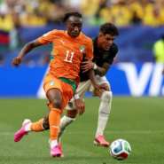 Yan Diomande impressed on his World Cup debut as Ivory Coast beat Ecuador with a late Amad Diallo goal. By CHARLY TRIBALLEAU (AFP)