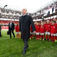 Vladimir Putin unveils 2018 World Cup stadium in Moscow