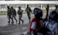 Security has been stepped up in the troubled anglophone regions ahead of Sunday's twice-postponed vote.  By MARCO LONGARI (AFP/File)