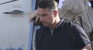 File photo of Flavio Bolsonaro stepping off a plane at Opa Locka Executive Airport in Miami, Florida, taken October 28, 2026. -  Ricardo Arduengo, AFP