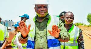 Minister for Roads and Highways, Kwame Governs Agbodza