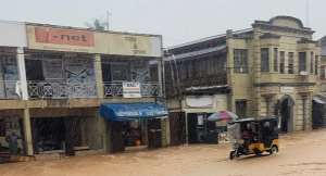 Friday heavydownpourinundates Cape Coast, wreaks havoc