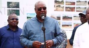 Mahama optimistic completed sections of Ho-Aflao Highway will be opened within six months