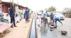 A file photo of a clean up exercise