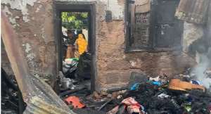 Fire destroys part of late Murtala Mohammed’s family house in Tamale