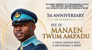 August 6 helicopter crash: Family remembers Flt. Lt. Manaen Twum Ampadu one year after final flight