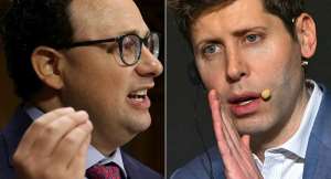 This combination of pictures created on June 09, 2026 shows (L/R) CEO of Anthropic Dario Amodei Washington, DC, on July 25, 2023 and Open AI CEO Sam Altman in Seoul on February 4, 2025. -  Alex Wong, Jung Yeon-Je, AFP