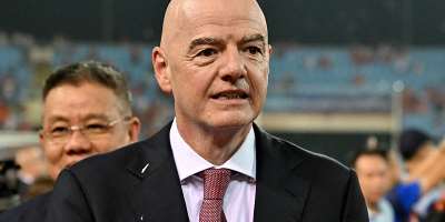 Under-fire Gianni Infantino faced up to Fifa Council members at its first meeting since his failed plan to open up the World Cup to private investors. -  Nhac NGUYEN / AFP/File