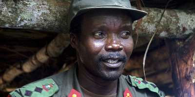 In this file photo dated July 31, 2006, Joseph Kony, leader of the Lords Resistance Army, speaks during a meeting with a delegation of 160 officials and elected representatives from northern Uganda. -  AP, Stringer