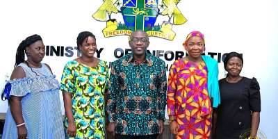Special Mothers Project meeting with Minister of Information, Kojo Oppong Nkrumah