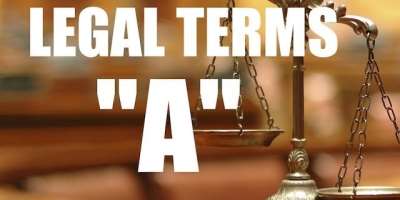 Lets learn the... Definitions of Some 51 Legal Terms