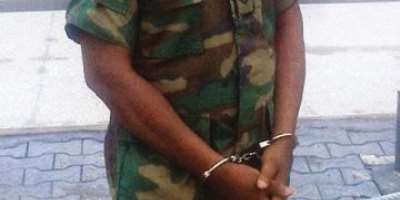 Fake military officer grabbed at Burma Camp
