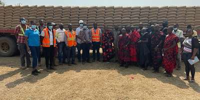 Genser Energy Supports Appiatse Community with 1000 Bags of Cement