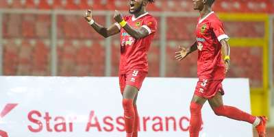 Match Report: Asante Kotoko thrash Accra Lions 4-0 after clinical showing at Baba Yara