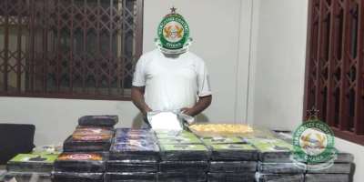 56-year-old Nigerian national arrested in $2million drug bust at Oyarifa