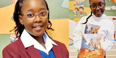 11-year-old author Sarah Kittoe publishes fourth book, completes E-library for Tema school