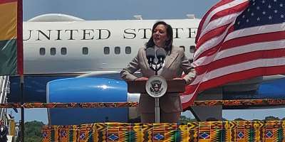 US Vice President Kamala Harris arrives in Ghana today