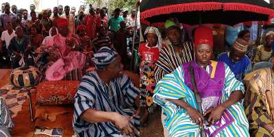 Chiefs And People Of Tumu Traditional Area, In The Sissala East Municipality Celebrates This Year's 2024 Paragbielle Festival