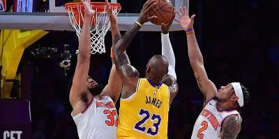 ReutersImage caption: LeBron James became the first player to score 50,000 NBA career points this week
