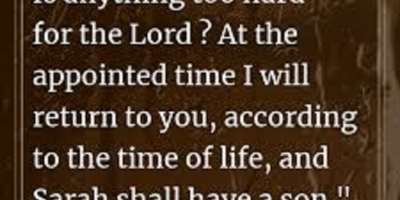 Expect the appointed time miracle