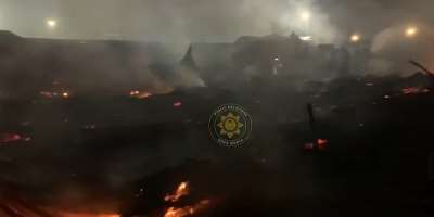 Over 150 structures destroyed, young woman killed in late-night fire at Madina Redco