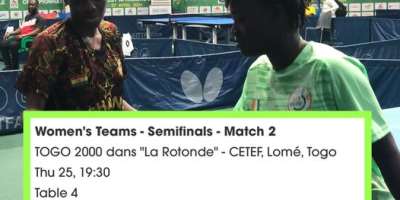 Black Loopers in semi-finals of 2024 West Africa Regional Table Tennis Championship in Togo