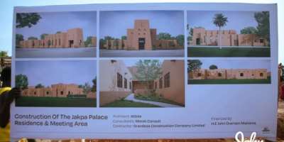 New Jakpa palace will be grand symbol of our history and culture — Mahama to Yagbonwura